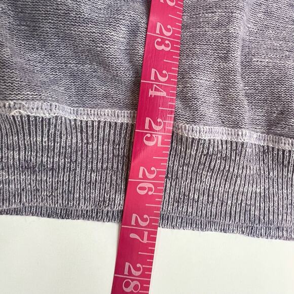 Tommy Bahama Mens Reversible Sweater 1/4 Zip Linen Blend Large Lavender Purple - Picture 10 of 10